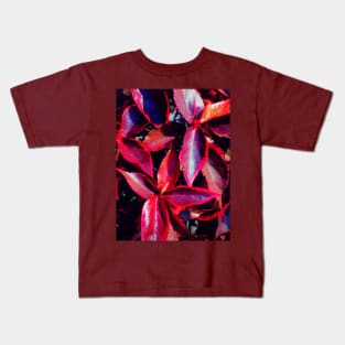 Fiery leaves Kids T-Shirt